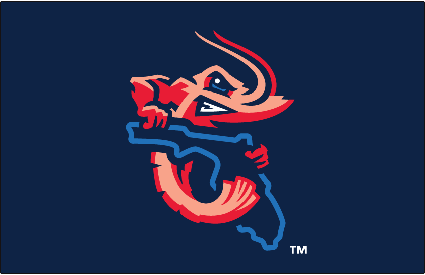 Jumbo Shrimp Sport Logo - Jacksonville Jumbo Shrimp Cap Logo - Southern League (SL) - Chris ...