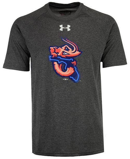 Jumbo Shrimp Sport Logo - Under Armour Men's Jacksonville Jumbo Shrimp Logo Tech T-Shirt ...