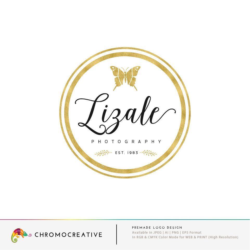 Gold Butterfly Logo - Gold and black circle logo with butterfly | Logo Designs | Pinterest ...
