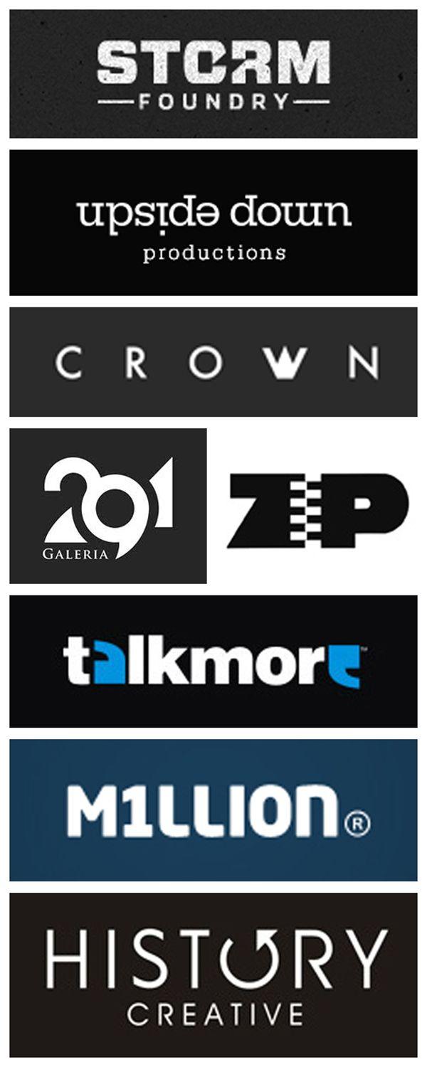Upside Down Comma Logo - I like some of these logos because of the font they used such as