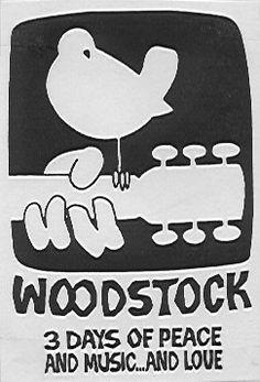 Black and White Woodstock Logo - beste afbeeldingen van woodstock poster bands, Woodstock