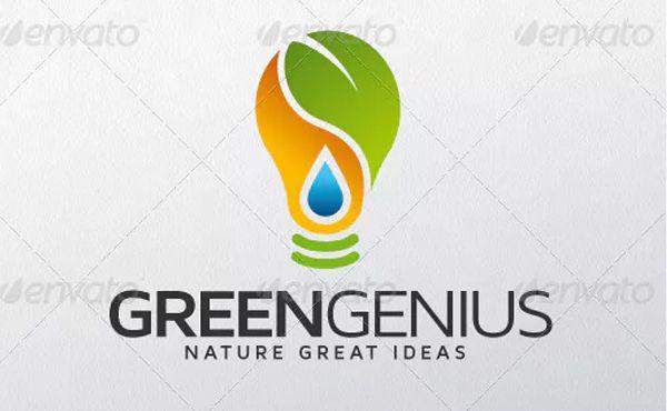 Green Genius Logo - Genius Logo Templates & Premium PSD Vector Ai Downloads