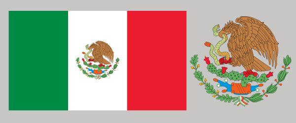 Red White Red Logo - Flag of Mexico