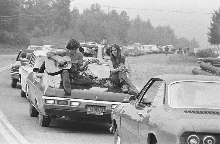 Black and White Woodstock Logo - It's Nice That | Woodstock 1969 immortalised on film by iconic ...