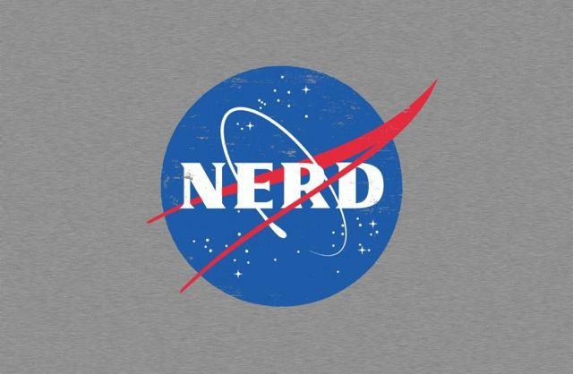 Funny NASA Logo - NERD NASA Logo T-Shirt
