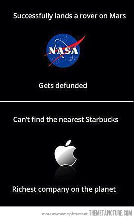Funny NASA Logo - Funny, yet sad and true... - The Meta Picture