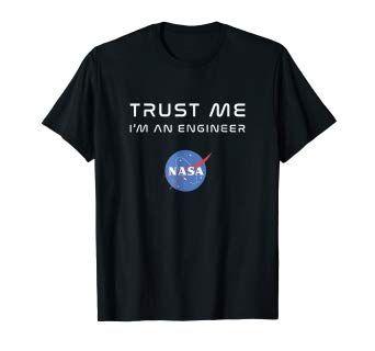 Funny NASA Logo - Amazon.com: Funny Nasa Logo T-Shirt - Cool Space Nasa Astronaut Tees ...