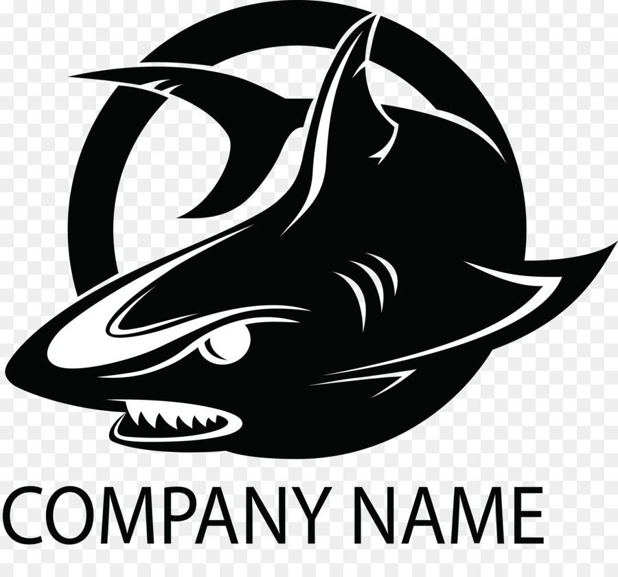 Black Shark Logo - Shark Logo Royalty-free Clip art - Decorative black shark signs png ...