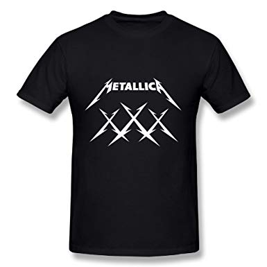 Famous Shirts Logo - Metallica Fashion Logo Print Famous O-Neck T Shirts | Amazon.com