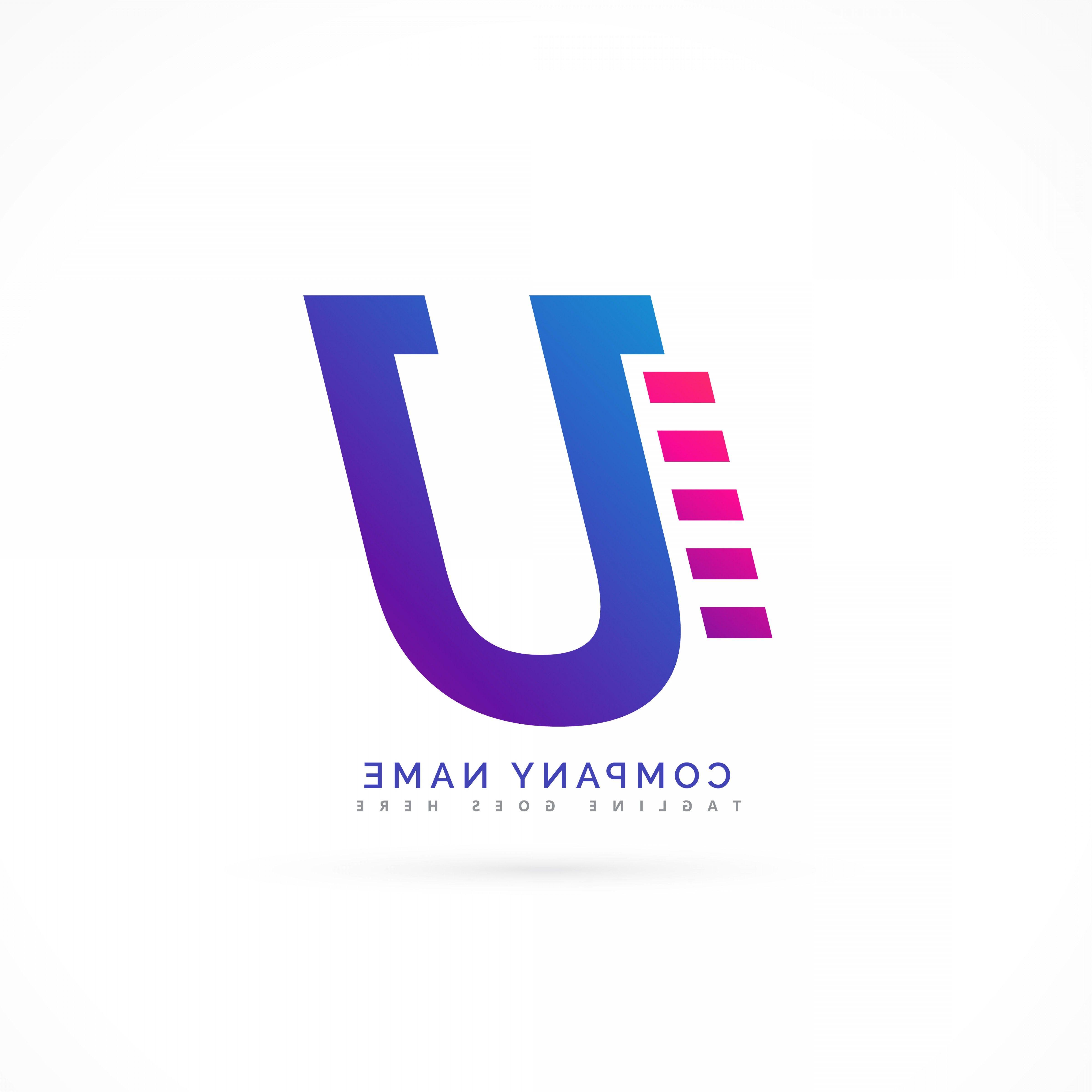 Using the Letter U Logo - Speeding Letter U Logo Design | SOIDERGI