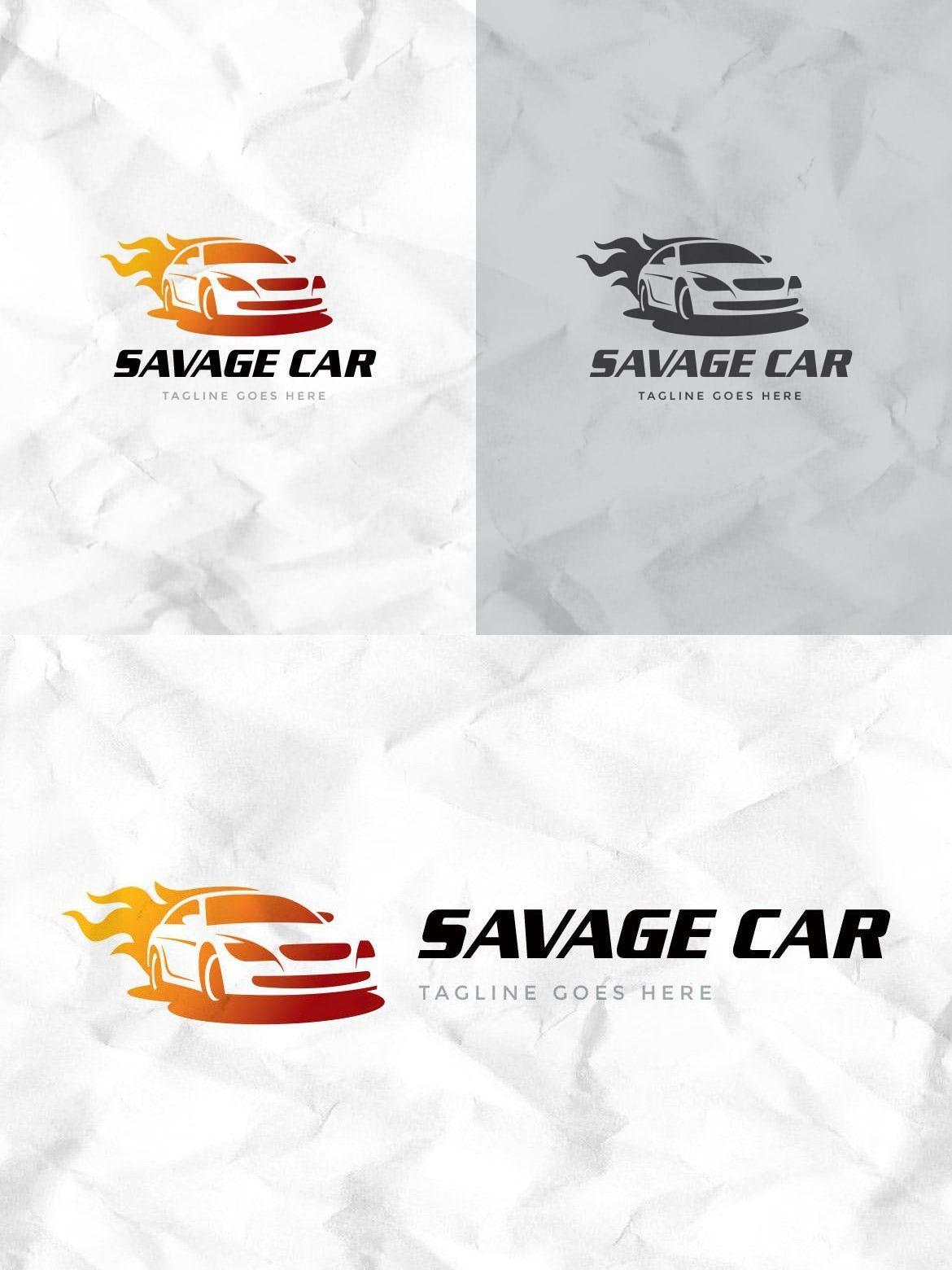 Savage Car Logo - Savage Car Logo Template | Logo Stings Video Templates | Pinterest ...