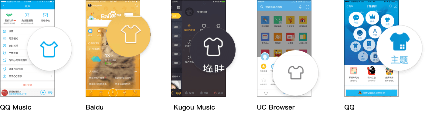 QQ App Logo - Dan Grover. More Chinese Mobile UI Trends