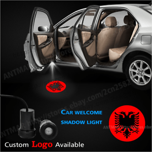 Savage Car Logo - Car Door Led Courtesy Welcome Laser Albanian Eagle Logo Projector ...