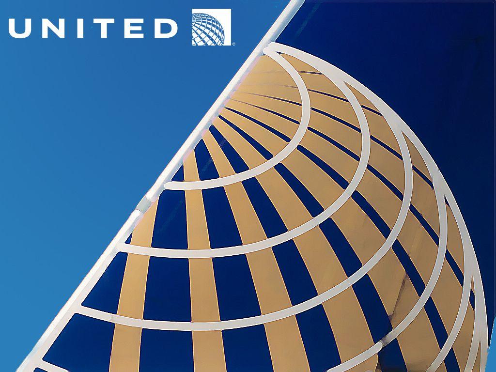 United Airlines Tail Logo - United Airlines — Airbus A320 Tail Poster | Part of a series… | Flickr