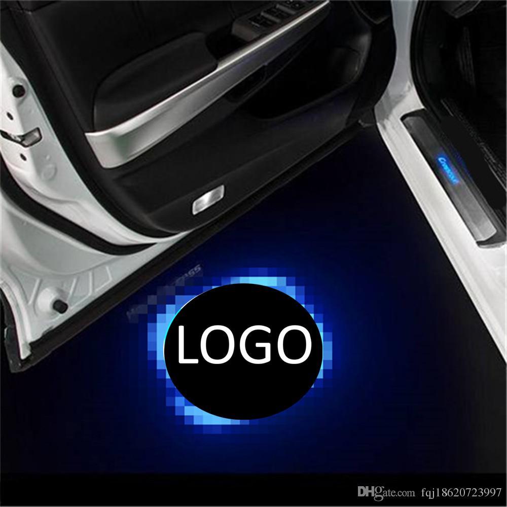 Savage Car Logo - 2*Universal Ghost Shadow Logo Welcome Car LED Door Light Laser ...