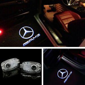 Savage Car Logo - 2x MERCEDES AMG Car Door LED Logo Light Ghost Shadow Projector Laser ...