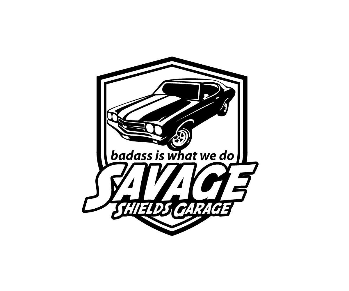 Savage Car Logo - Bold, Playful, Automotive Logo Design for Savage Shields Garage by ...