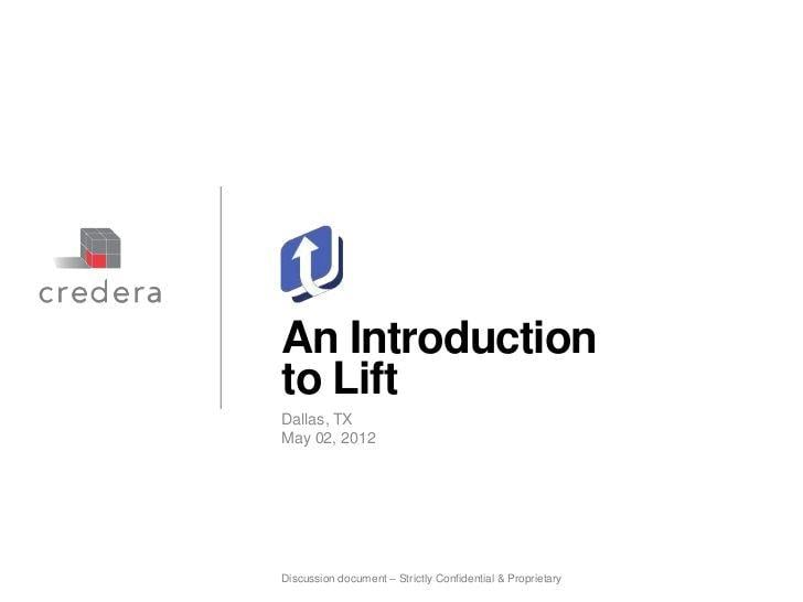 Official Credera Logo - Dallas GUG Lift Presentation