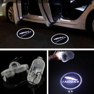 Savage Car Logo - New Car Led Lights Door Projector White Logo Emblem Kit For Jaguar ...