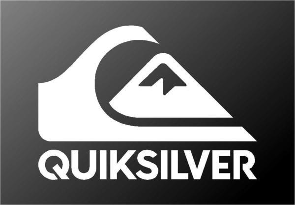 Black Quiksilver Logo - Quiksilver Surf Logo Vinyl Decal Quicksilver Car Window Laptop ...