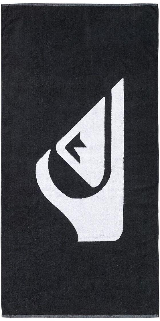 Black Quiksilver Logo - Quiksilver Woven Logo Beach Towel Black Eqyaa03108