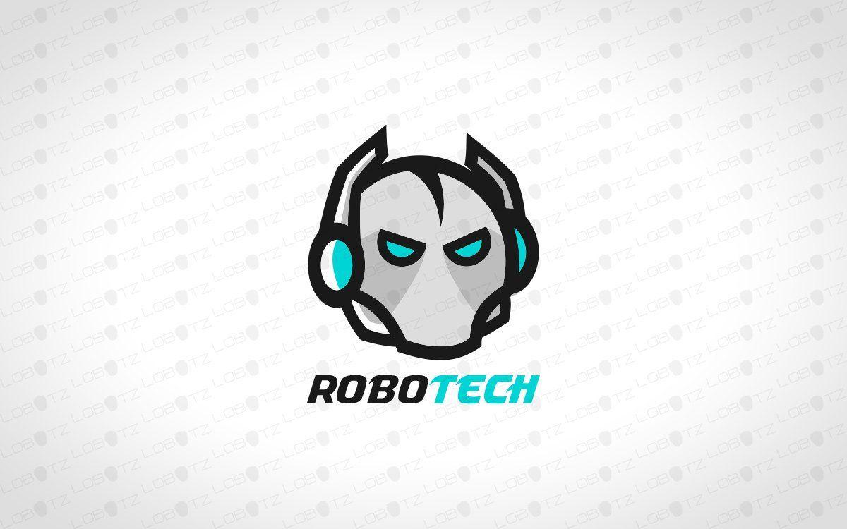 RR Gaming Logo - Lobotz #Robot Head #Logo #Premade