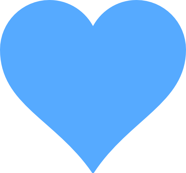 Blue Heart Logo - Blue Heart Clip Art at Clker.com - vector clip art online, royalty ...