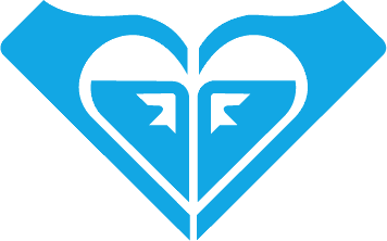 Blue Heart Logo - roxy logo, roxy, heart, designer, cute, aqua, blue Pictures, roxy ...