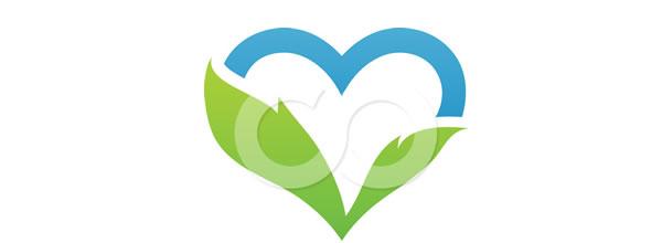 Blue and Green Heart Logo - Creative Heart Logo Designs | Entheos