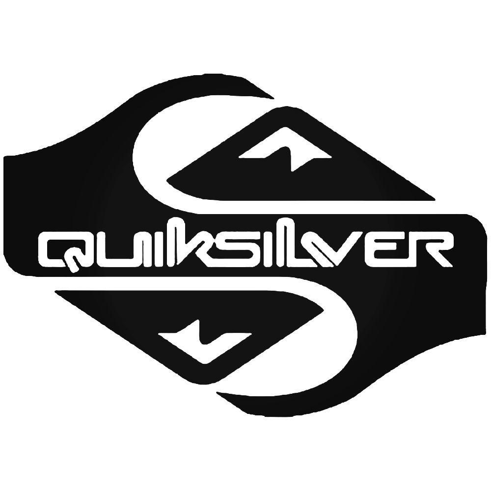 Black Quiksilver Logo - Quiksilver Surf Logo 1 Vinyl Decal Sticker