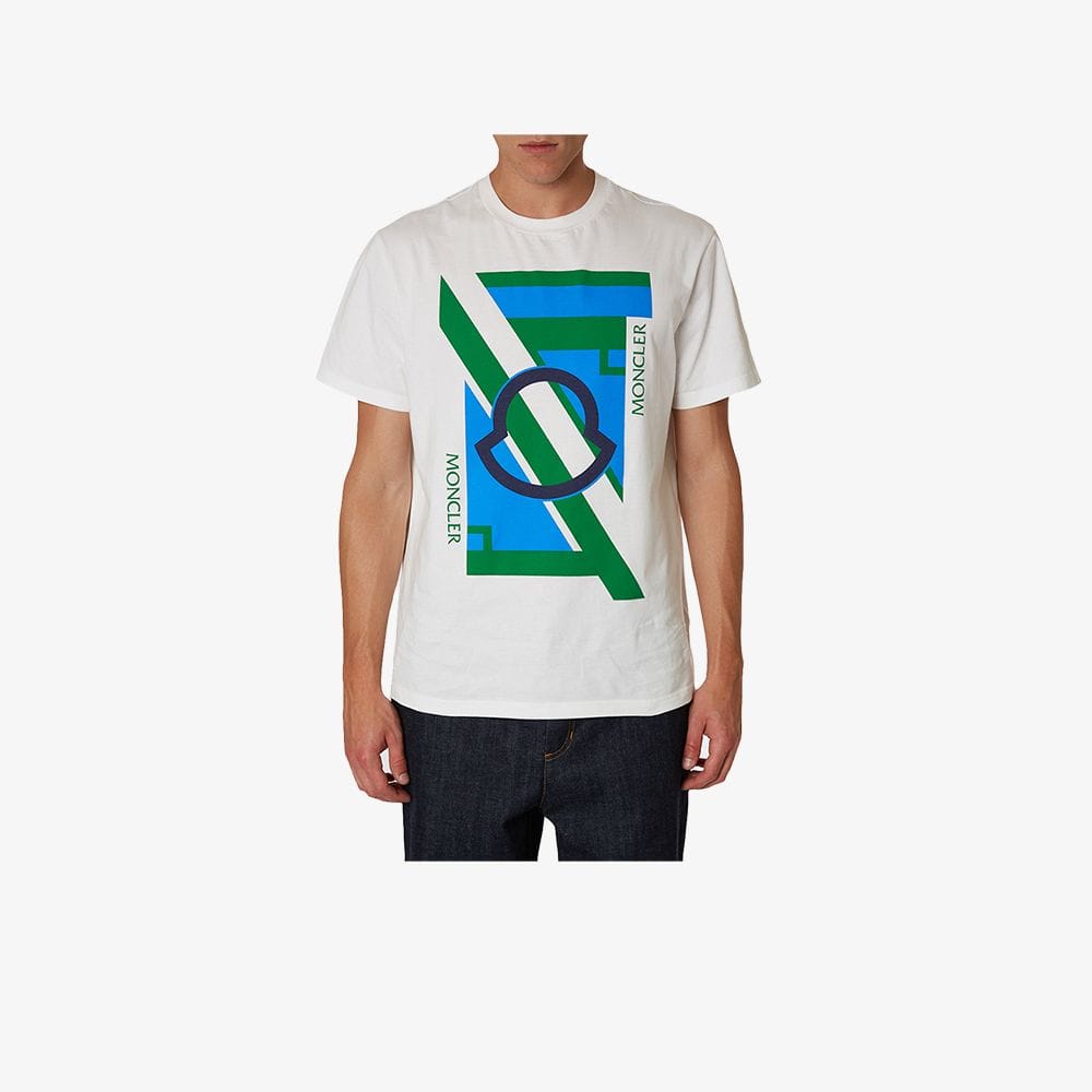 Green Genius Logo - Moncler Genius X craig green logo cotton T-shirt | Browns