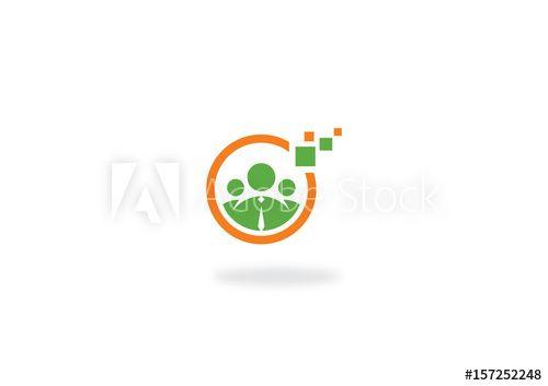 Employee Logo - group business man employee logo - Buy this stock vector and explore ...
