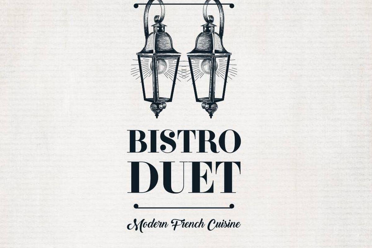 French Bistro Logo - Bistro Duet Opens This Fall in East Arlington - Eater Boston