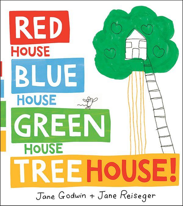 Red and Blue House Logo - Red House, Blue House, Green House, Tree House
