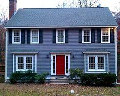 Red and Blue House Logo - Editors' Picks: Our Favorite Blue Houses | home | Pinterest | House ...