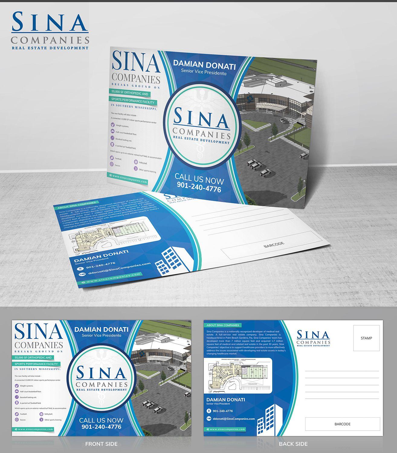 Sina Sports Logo - Serious, Professional Postcard Design for Sina Companies LLC by SD ...