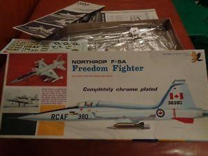 Vintage Northrop Aircraft Logo - NORTHROP F 5A FREEDOM FIGHTER CHROME PLATED AIRPLANE MODEL KIT