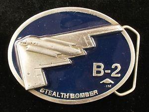 Vintage Northrop Aircraft Logo - Vintage B 2 Stealth Bomber Belt Buckle Employees USAF