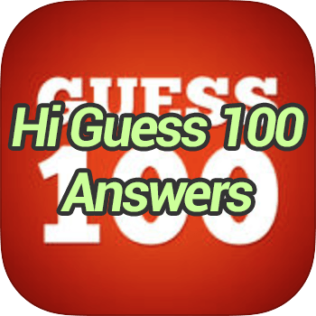 100 Answers Red Logo - Hi Guess 100 Answers