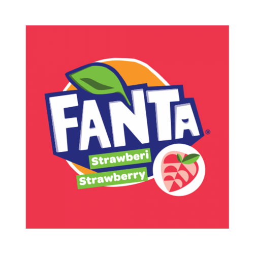 Fanta Strawberry Logo - Fanta Strawberry. Marrybrown