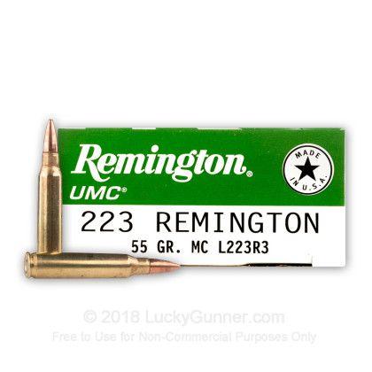 Remington Ammo Logo - Bulk 223 Rem Ammo For Sale - 55 Grain MC Ammunition In Stock by ...