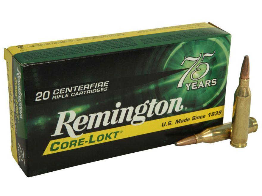 Remington Ammo Logo - Remington Express Ammo 243 Winchester 100 Grain Core Lokt: 27802