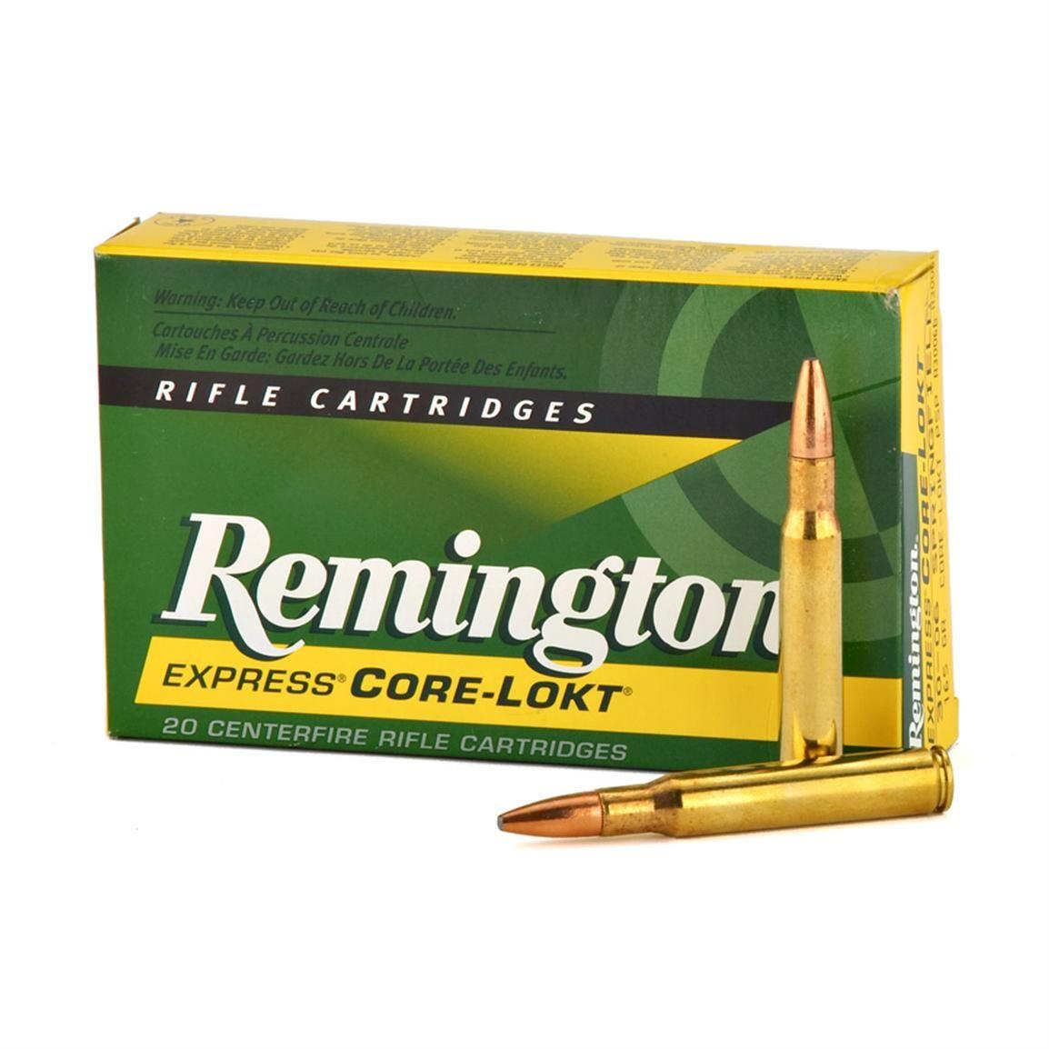 Remington Ammo Logo - Remington, .30-06 Springfield, PSP Core-Lokt, 165 Grain, 20 Rounds ...