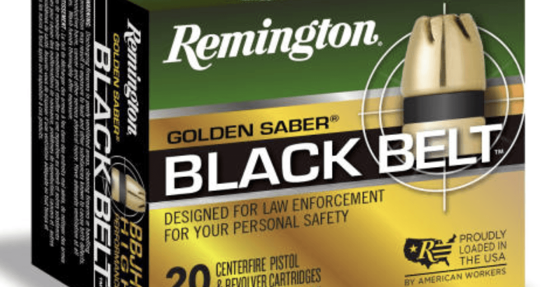 Remington Ammo Logo - Remington shipping Golden Saber Black Belt Ammunition