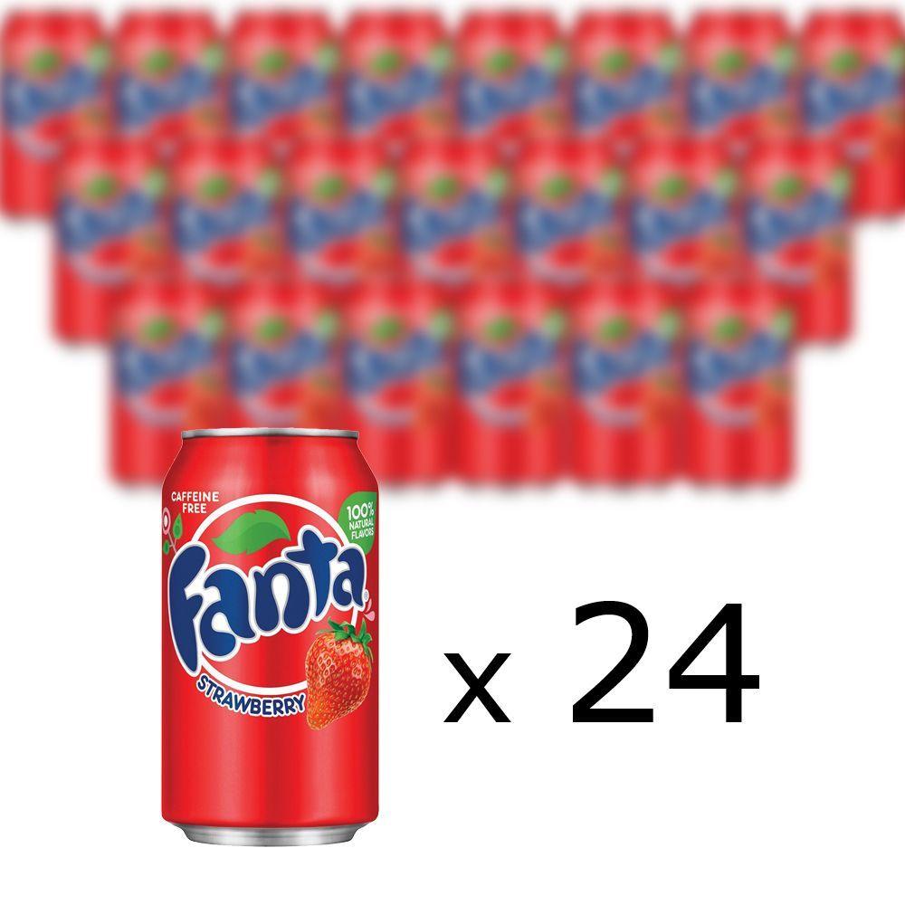 Fanta Strawberry Logo - Fanta Strawberry 24 Pack
