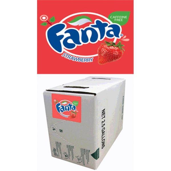 Fanta Strawberry Logo - Fanta Strawberry Fountain Soda 2.5 gal - Westen Market