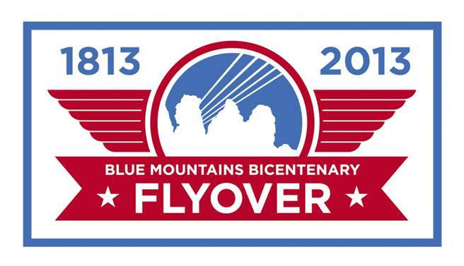 Pink and Blue Mountains Brand Logo - Aircrafts Needed for Blue Mountains Bicentenary Flyover
