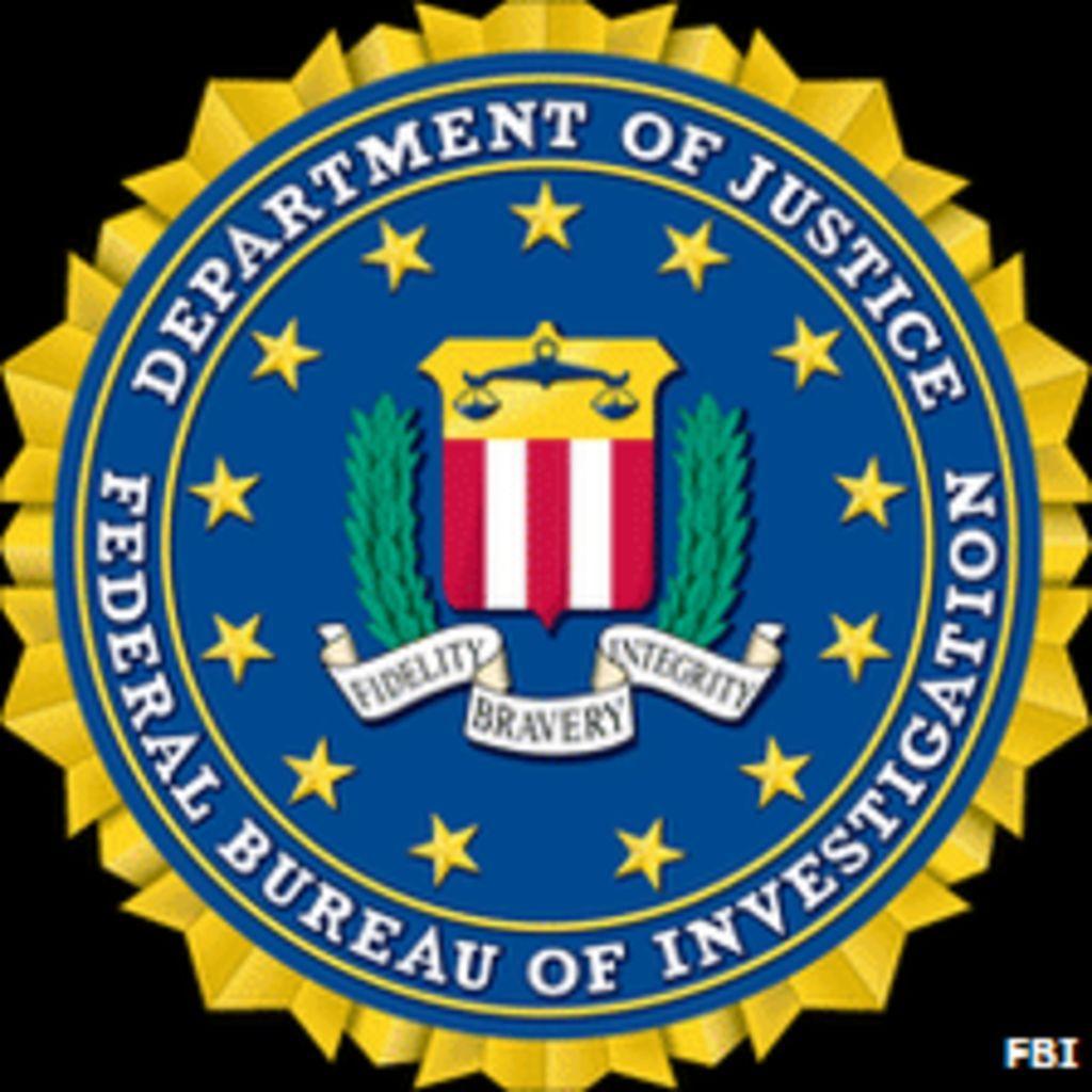 FBI Logo - Wikipedia and FBI in logo use row - BBC News