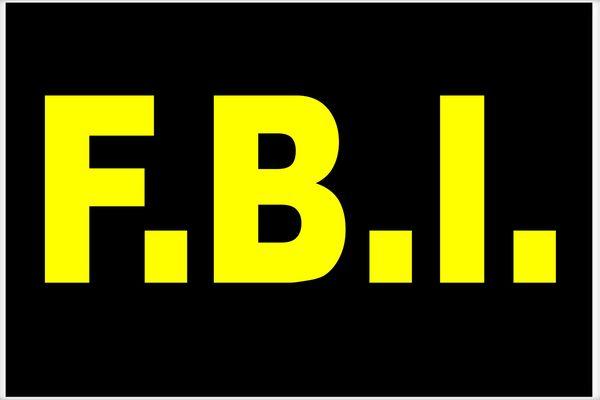 FBI Logo - F.B.I FBI Federal Agent Logo Poster