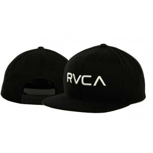 RVCA VA Logo - Rvca Va Logo Classic Snapback Hat (Black White)